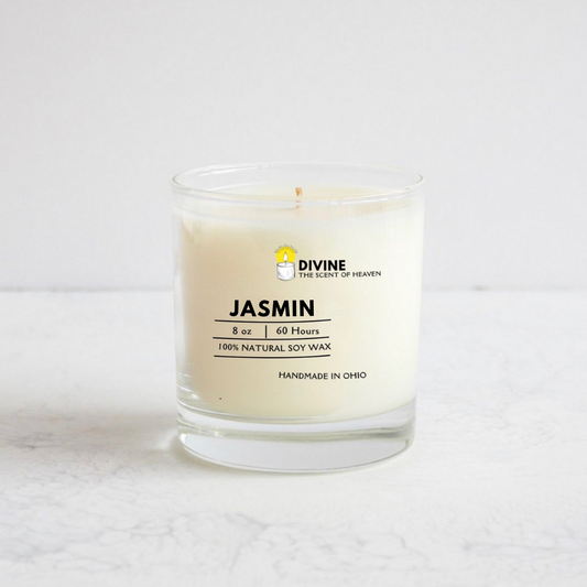 Jasmin soy wax candle